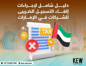 دليل شامل لإجراءات إلغاء القيد الضريبي للشركات في الإمارات
