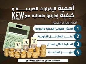 أهمية الإقرارات الضريبية وكيفية إدارتها بفعالية مع مكتب خالد بن الوليد