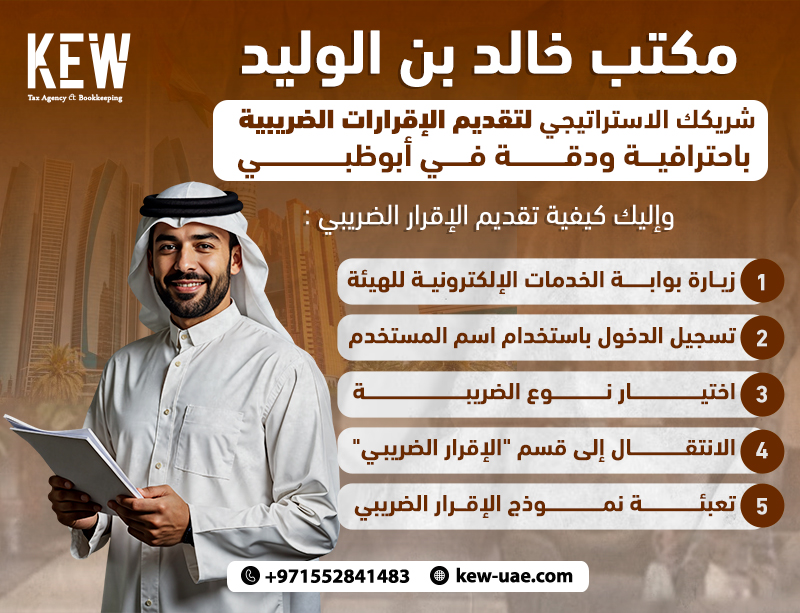 مكتب خالد بن الوليد: شريكك الاستراتيجي لتقديم الإقرارات الضريبية باحترافية ودقة