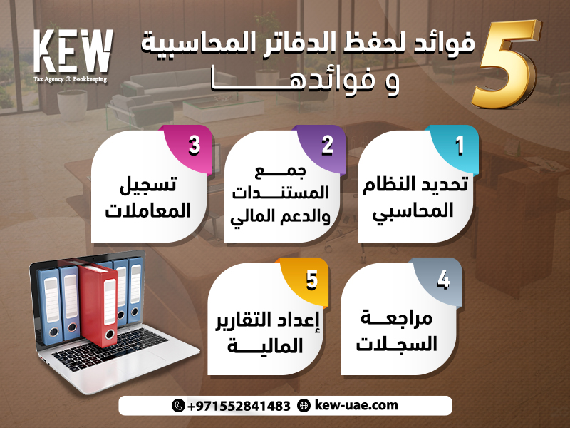 5 فوائد لحفظ الدفاتر المحاسبية و فوائدها