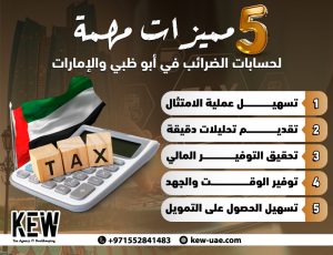 5 مميزات مهمة لحسابات الضرائب في أبو ظبي والإمارات
