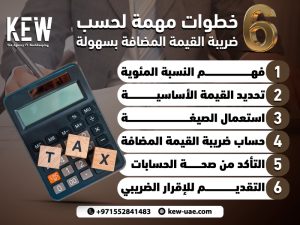 6 خطوات مهمة لحسب ضريبة القيمة المضافة بسهولة