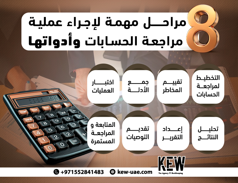 8 مراحل مهمة لإجراء عملية مراجعة الحسابات وأدواتها